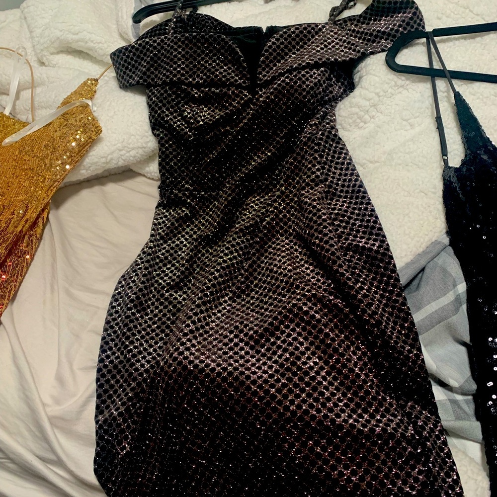 elegant black dress